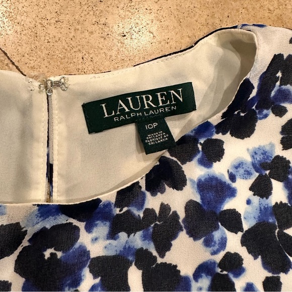 Ralph Lauren Women's Petite Tiered-Ruffle Floral Dress - Picture 6 of 9